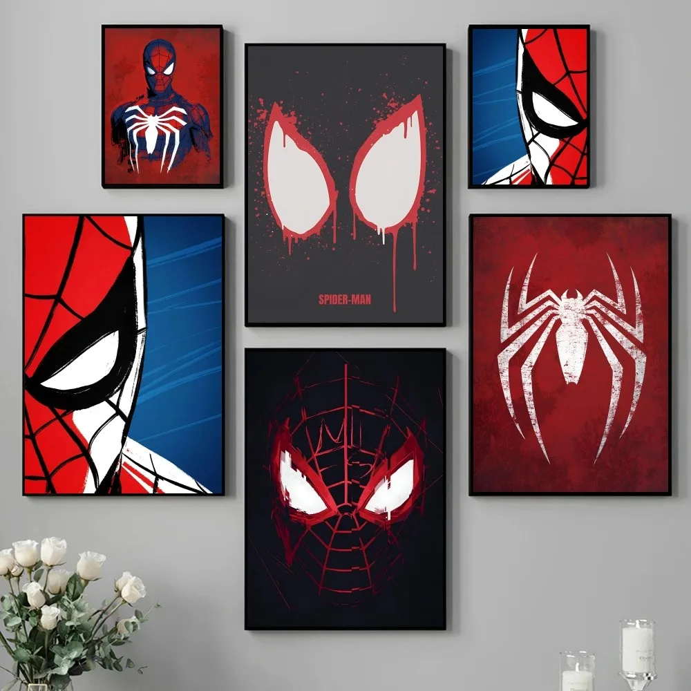 Avengers M-Marvel Spiderman's Poster Paper Print 1