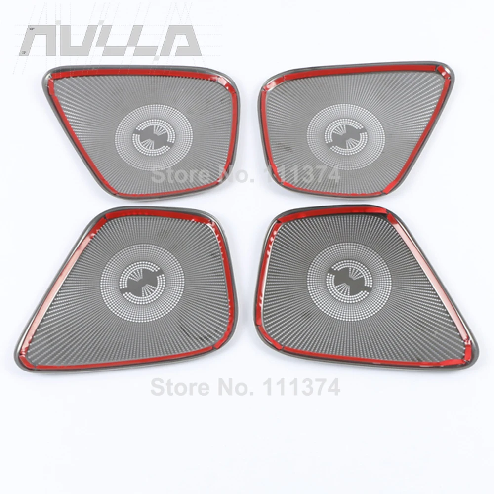 메르세데스 벤츠 GLA H247 CLA C118 W118 A B 클래스 W177 V177 GLB X247 도어 패널 스피커 커버 스테인리스 스틸 액세서리