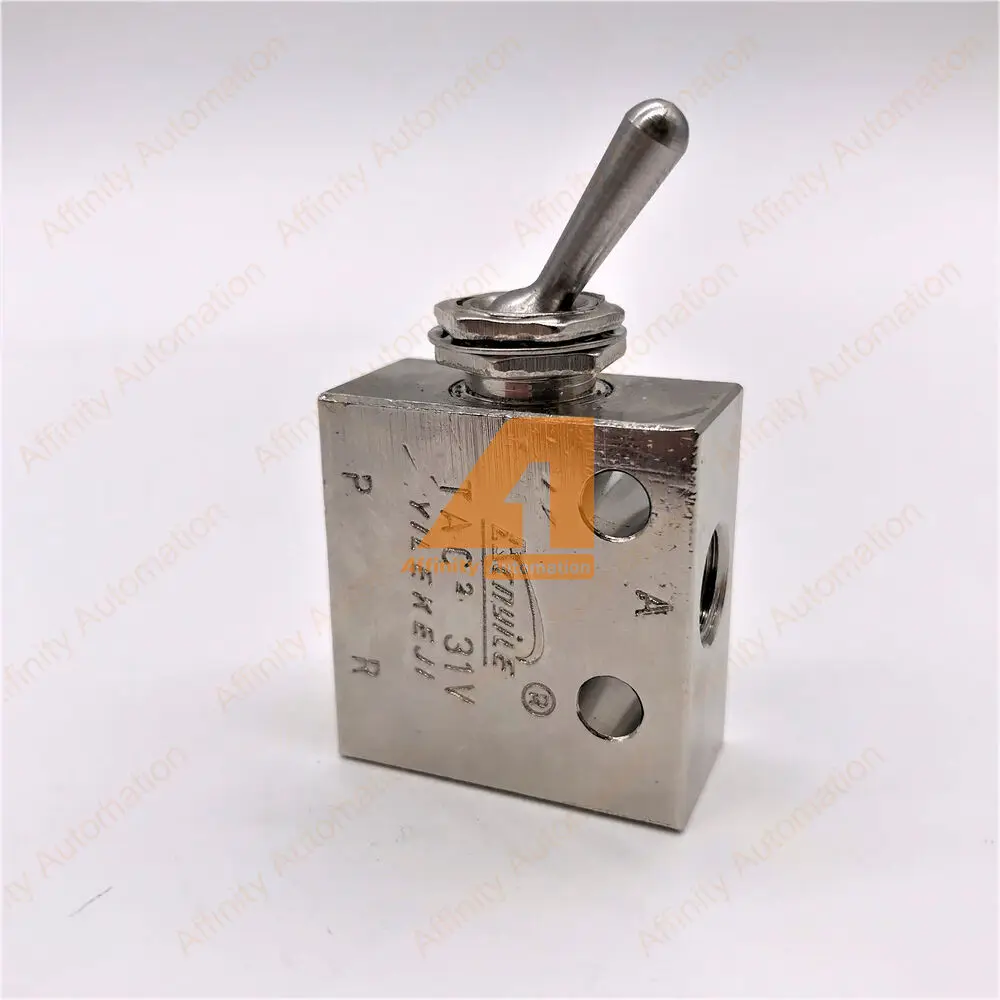 

TAC2-31V TAC2 31V 1/8 "Пневматический 2-позиционный 3-позиционный ручной клапан