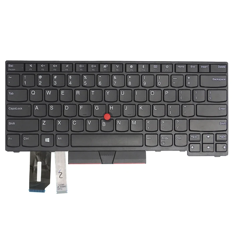 Lenovo-teclado para Notebook Thinkpad E490 E495 T490 T480s E480 E485 L380 L480 L390 T14 Eua Reino Unido sp br 01yp280 01yp400 Original - Imagem 4
