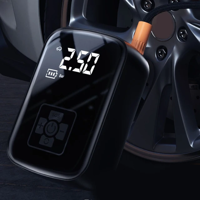 Bomba Elétrica de Inflar Pneus com Display Digital Sem Fio: Liberdade e Conveniência para Suas Necessidades de Inflação 2 Bomba Elétrica de Inflar Pneus com Display Digital Sem Fio