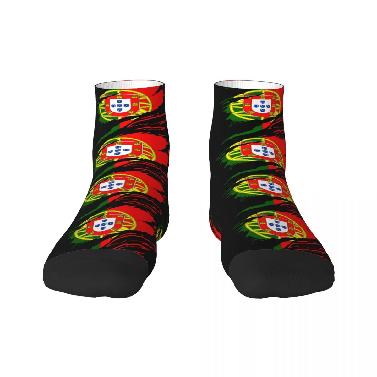 

Novelty Printed Vintage Flag Of Portugal Socks for Men Women Stretch Summer Autumn Winter Portuguese Pride Crew Socks
