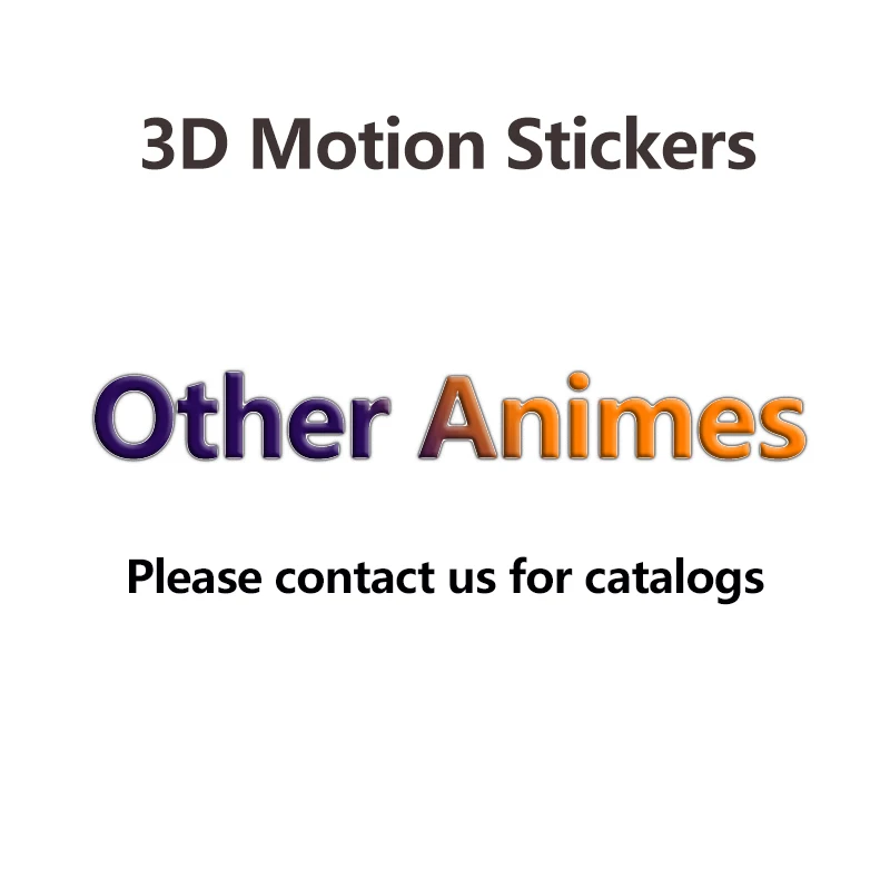 Mix Anime Motion Stickers Waterproof Decals For Cars Laptop Refrigerator Etc anime motion stickers