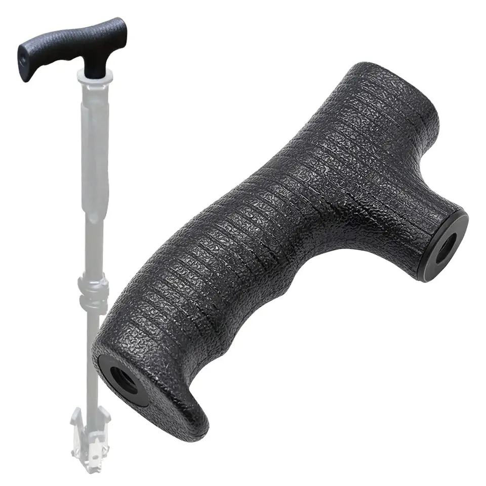 Trekking Poles Grip Grip Outdoor Universal Monopod Walking Stick Compass Monopod Tripod Head With 3/8\" Screw Hole