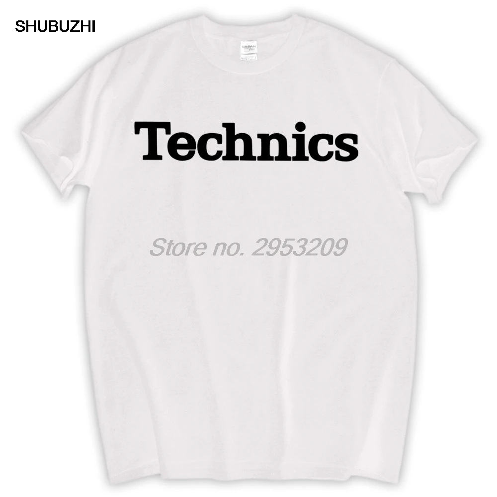 Technics Logo T Shirt Dj 1200 Giradischi Musica Vari Colori Cotton Tee
