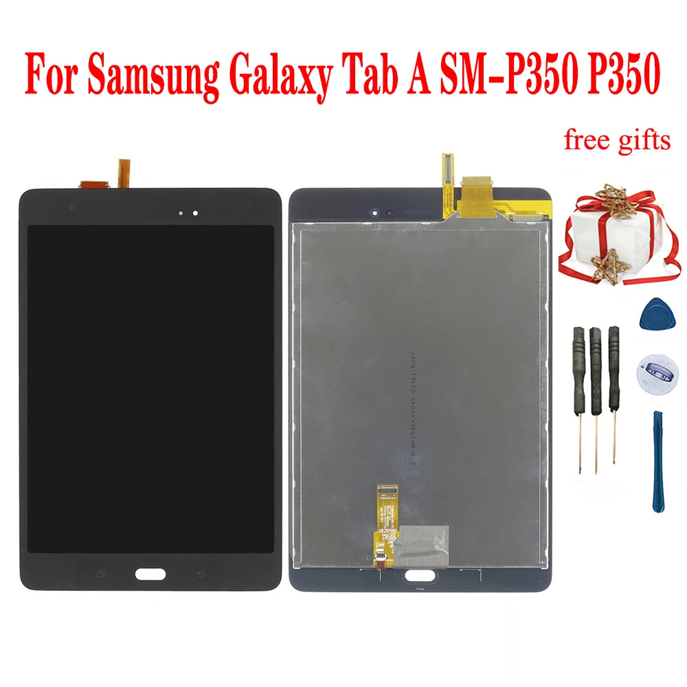 For Samsung Galaxy Tab A Smp350 P350 Lcd Display Panel Matrix Touch