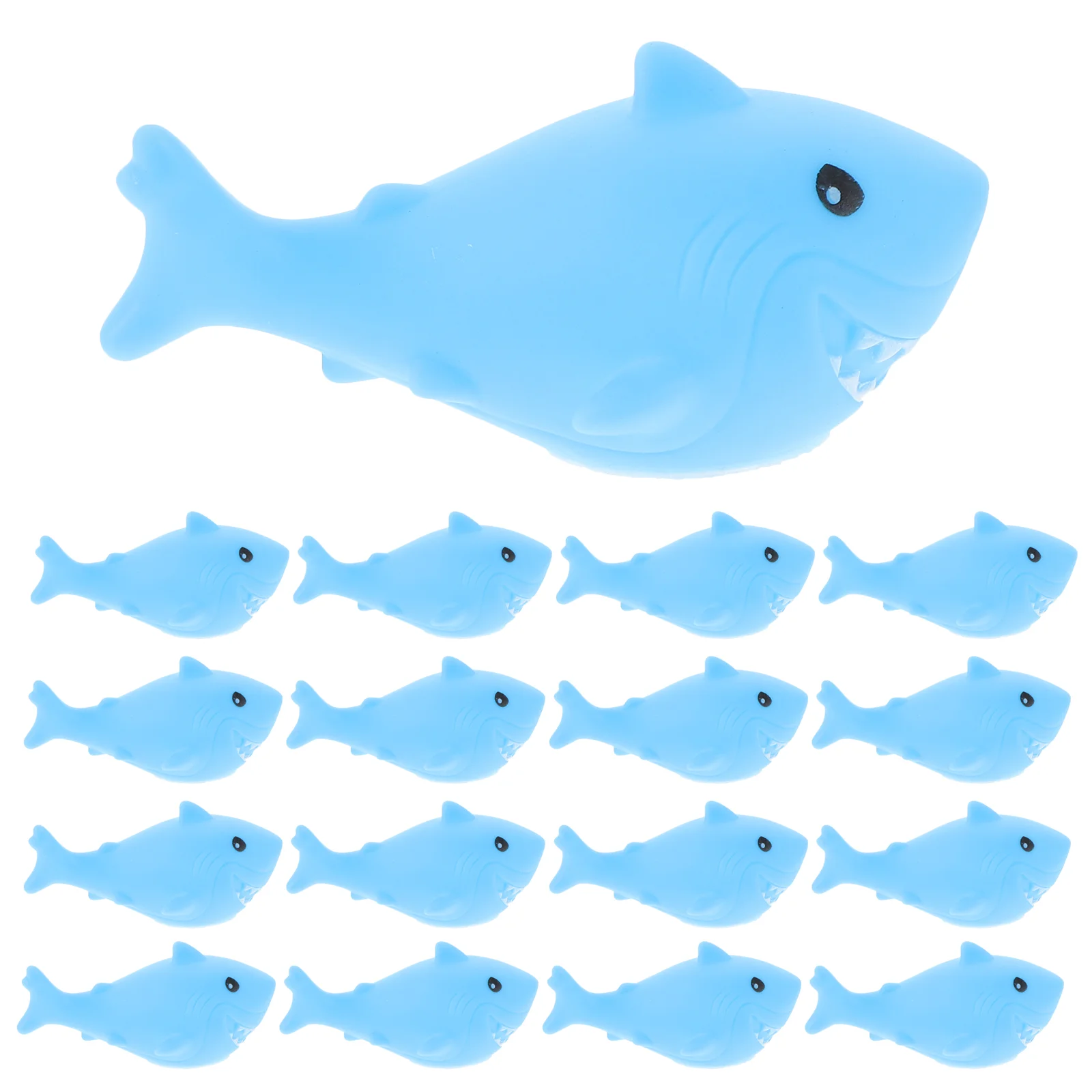 

24 шт., детские игрушки-акулы из мягкой резины