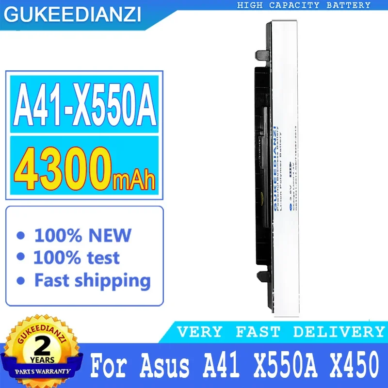 

GUKEEDIANZI Battery for Asus, A41-X550A, X550A, X450, X550V, X450C, X550CA, A450, A550, X550L, A41, X550A, X550, X550C, 4300mAh