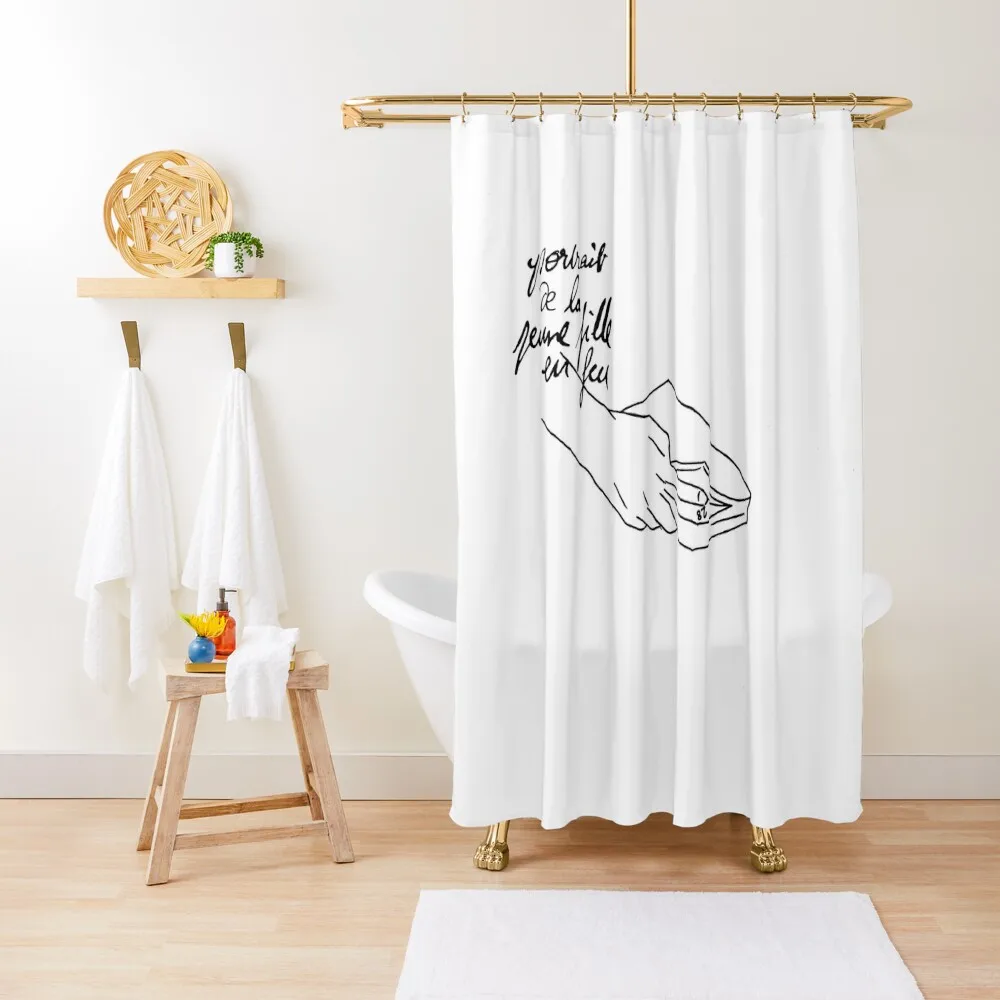 

Portrait of a lady on fire Shower Curtain Waterproof Shower And Anti-Mold Bathroom Accessorys Bathtub Curtain