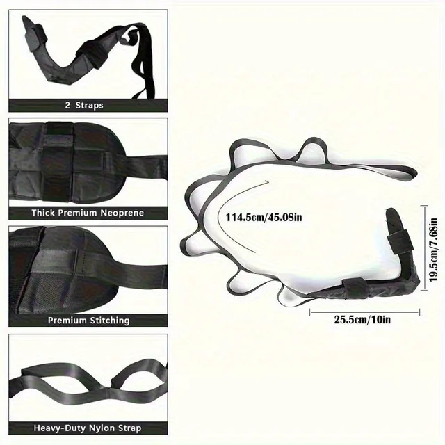 Yoga Leg Stretching Band Flexibility Stretching Band Rehabilitation Fitness Band Plantar Fasciitis Training Belt Foot Care 2