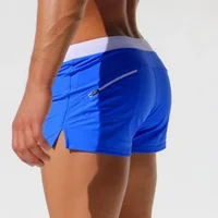 Summer Waterproof Quick-drying Swimsuit Men's Fashion Multi-color Comfortable Swimsuit Bottoms Boxer Briefs Beach Shorts 1