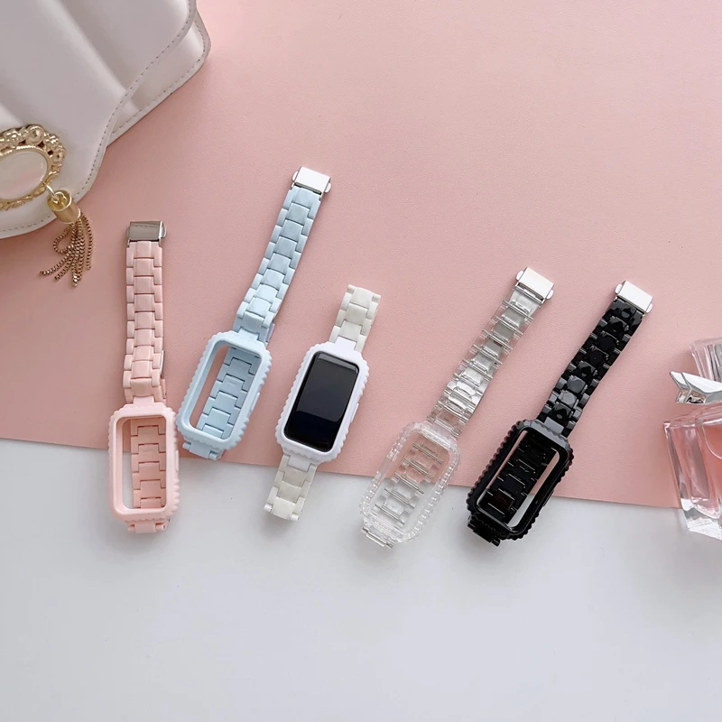 Watch Strap Resin Strap For Huawei Band 9 7 8 Smartwatch Case Replacement Wristband Bracelet For Honor Band 7 6 Huawei Band9 8 Straps