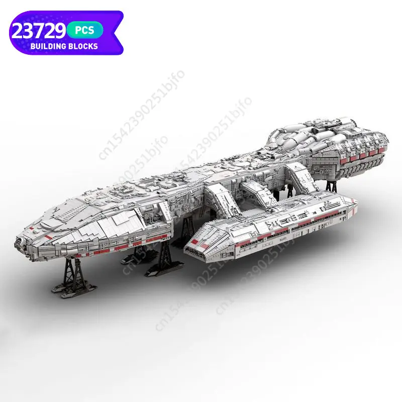 

MOC Classic Movie Battlestar Galactica Space Ship Building Model MOC-144769 Weapon Speed 23729pcs Brick Toys Children Gift