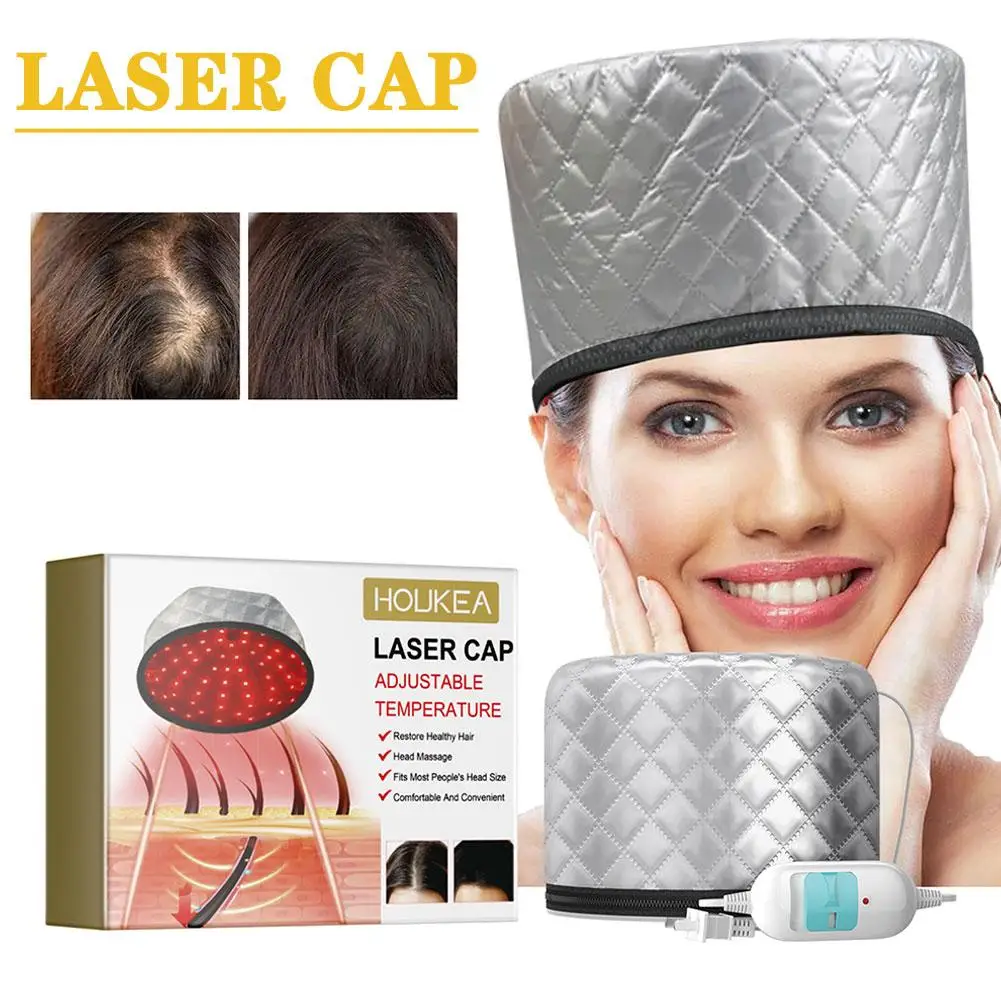 

Heat Cap Hair Regeneration Laser Cap Repair Damage Hair Anti Frizzy Hair Scalp Messager Hair Care Supplies Healthy Hair