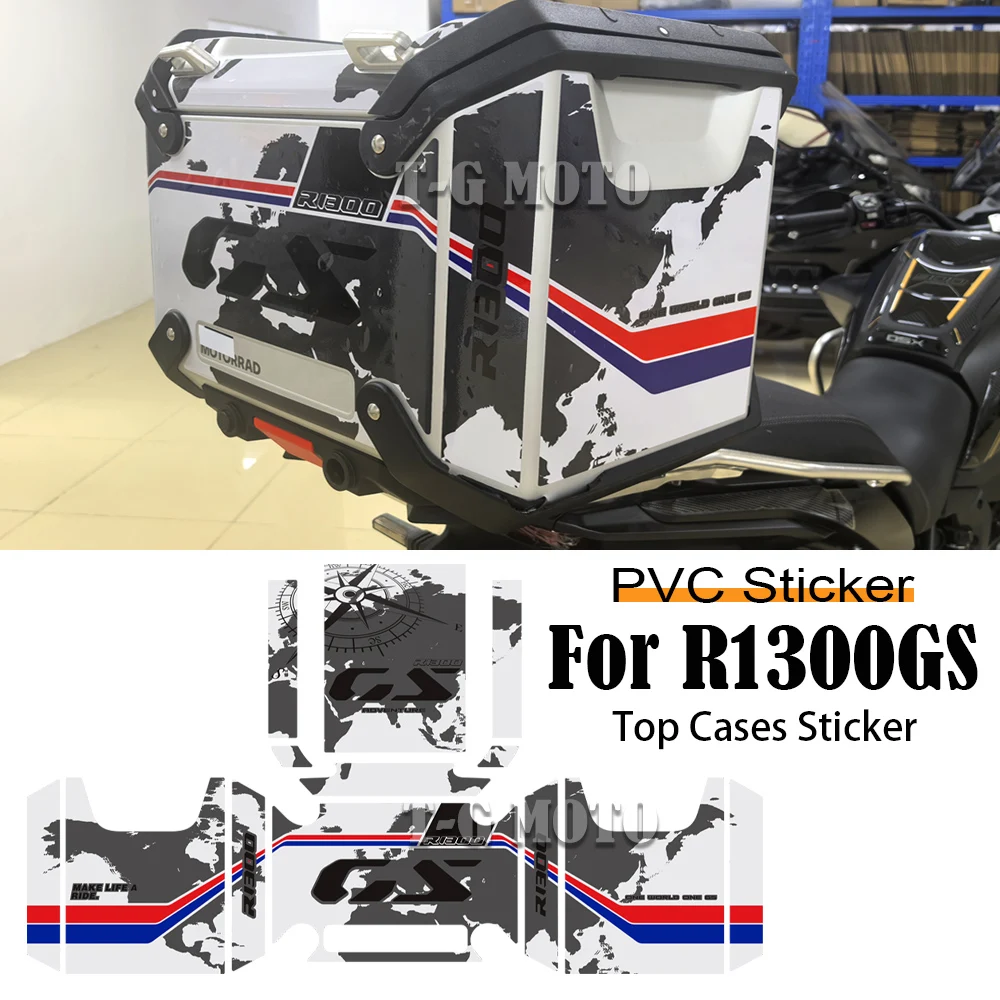 Autocollant De Protection Et Décoration Pour Valises Aluminium BMW R1300GS / R1300 ADV - Design L
