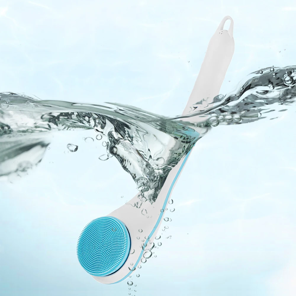 Electric Shower Brush Multifunctional Waterproof Body Cleaning Tool Long Handle Shower Brush Electric Massage