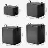 New  Weave Storage Bag Foldable Closet Organizer Storage Containers Dust-proof Storage Bags Sorting Storage Box with Handles 6