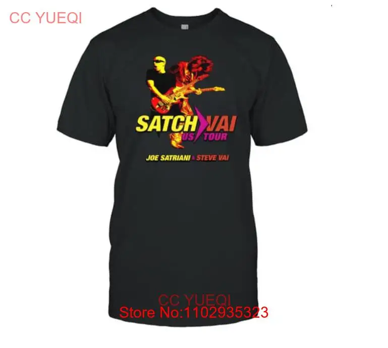 Joe Satriani Steve Vai US TOUR 黒Tシャツ XL Joe Satriani & Steve