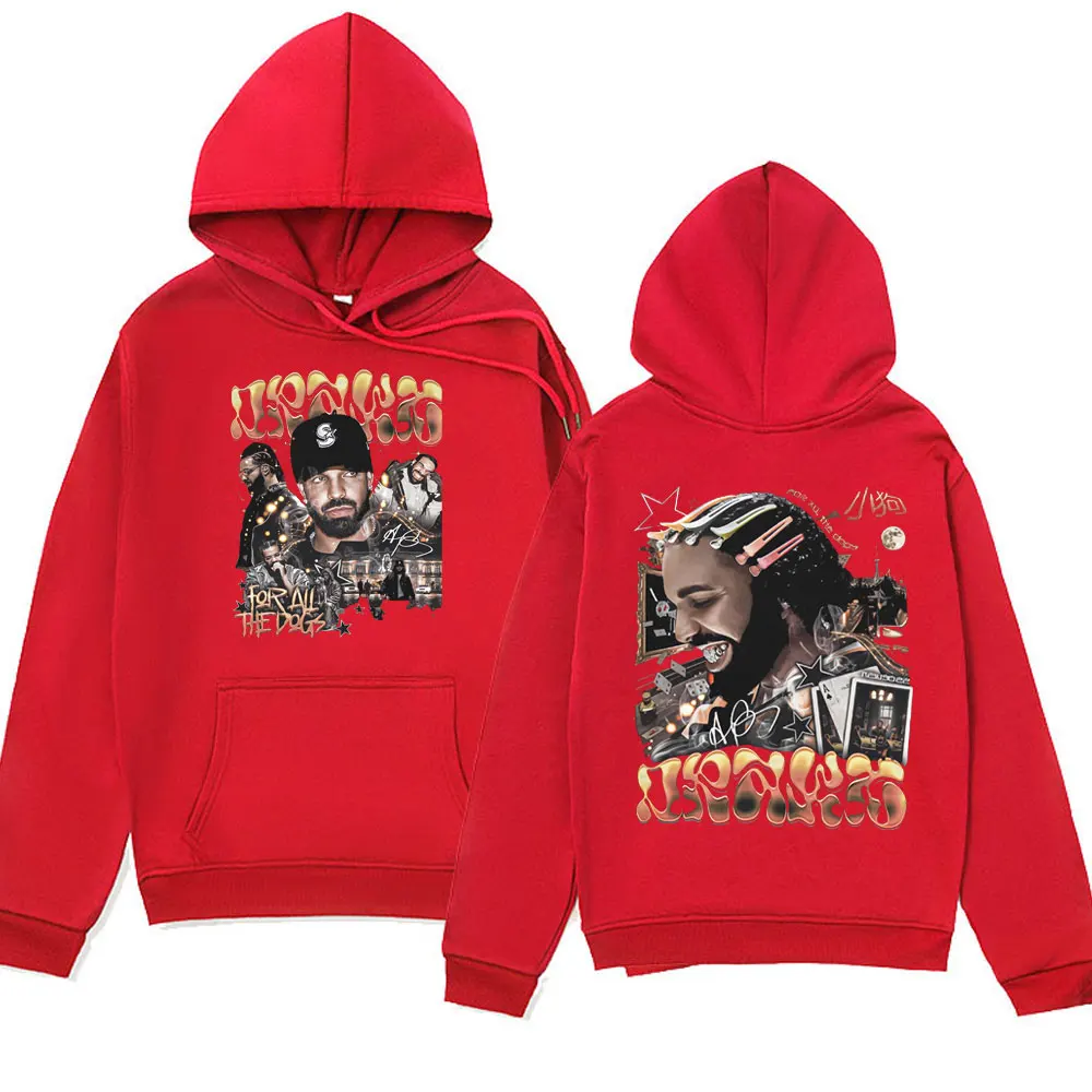 Rapper Drake Albums Concert Graphics Printed Hoodie Men Women Clothes Hip Hop Sweatshirts Oversized Long Sleeve Pullover Unisex