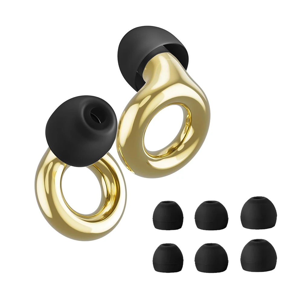 HUAK 재사용 가능한 고충실도 귀마개 - XS/S/M/L 사이즈의 이어팁 8개 - 콘서트 및 축제, 라이브 이벤트, 음악가, DJ