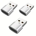 USB 2.0 silvery-3PCS