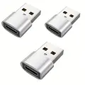 USB 2.0 silvery-3PCS