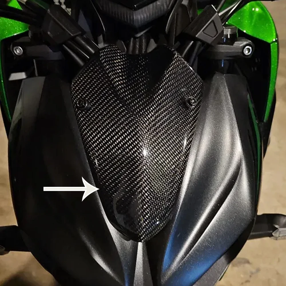 

Обтекатель для передней фары мотоцикла, ветровое стекло для Kawasaki Z1000 R 2014-2020 2021 Z 1000, ветрозащитный экран из углеродного волокна