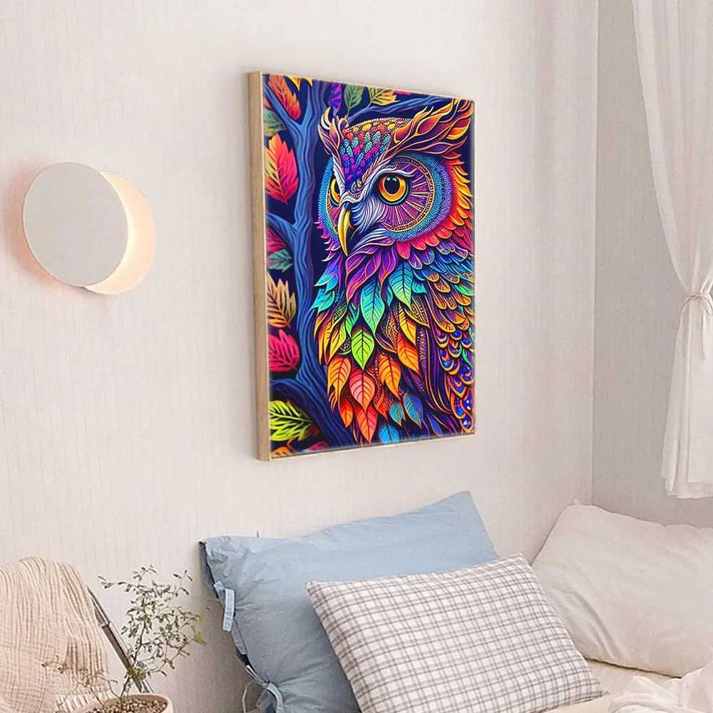 Kit Diamond Painting 5D Quadrato - 40x50 Cm - Tela Mosaico Con Strass Rotondi E Quadrati - Fai Da Te Con Penna E Vassoio - Decorazione Casa E Relax Per Adulti