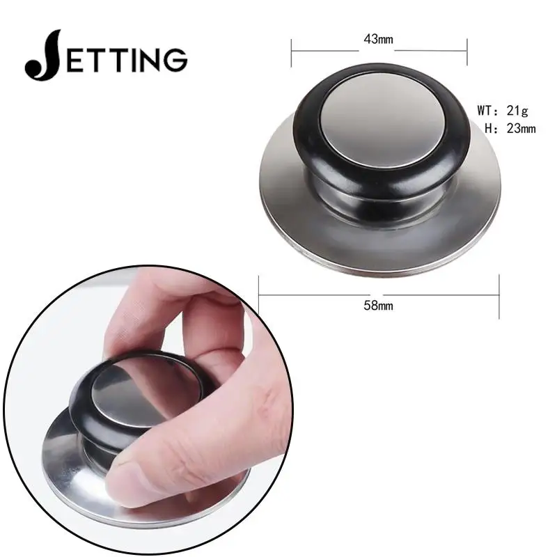

1PC Kitchen Cookware Handgrip Replacement Lifting Handle Universal Pot Lid Holding Handle Glass Lib Cover Knob Cap