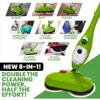 Dual Buff Steam Mop, 8 in 1 Handheld Steam Cleaner For Kitchen Tile Floors,Grout Cleaner, Upholstery Cleaner and Carpets, 6
