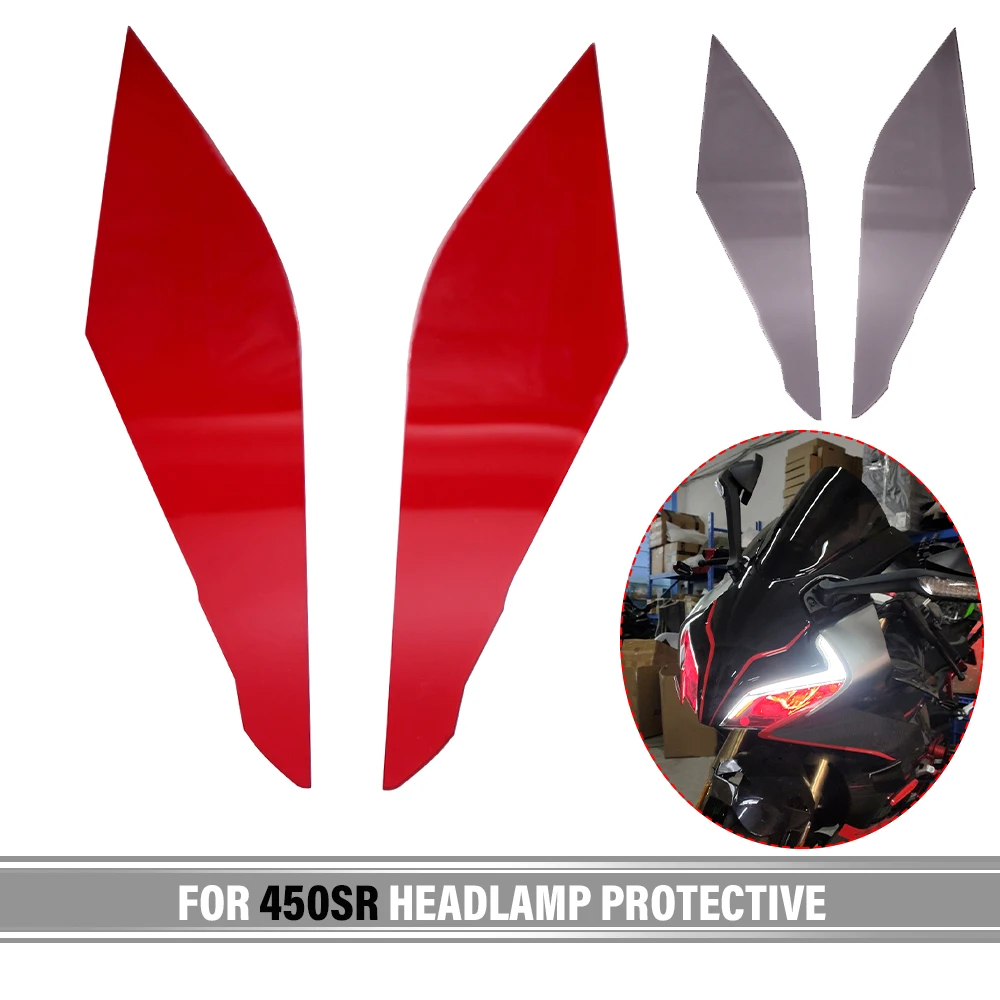

For 450SR Headlight housing Headlamp Protective Shell Shield Headlight Lens Color Change Headlight Lens Modification