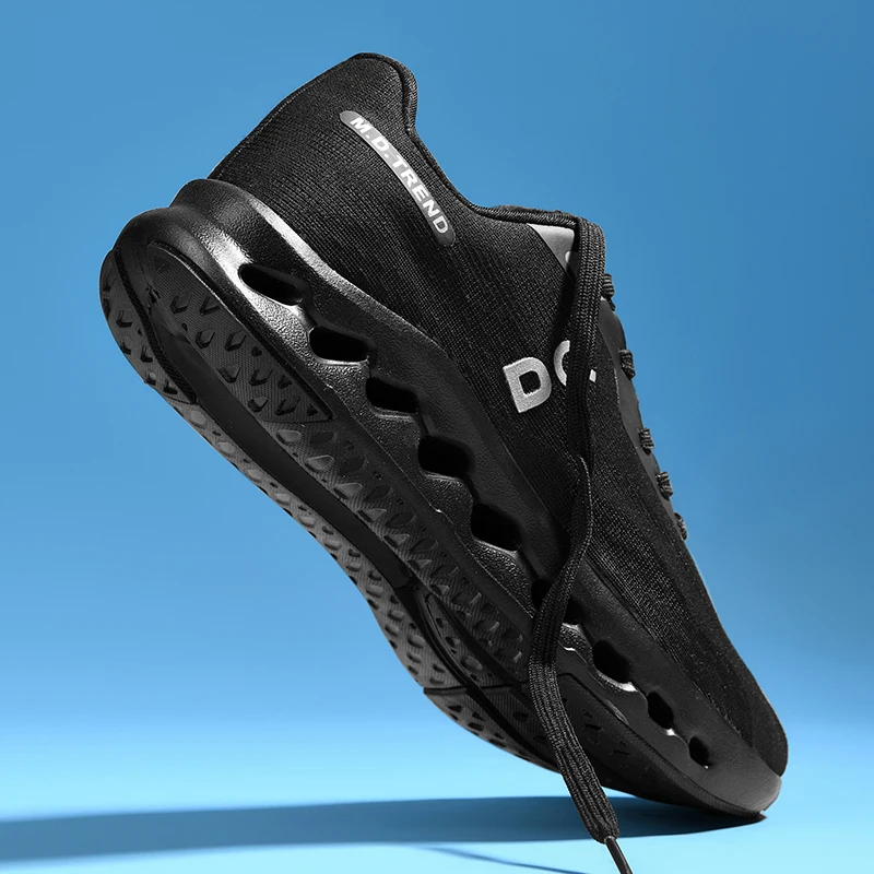 Men Lightweight Mesh Summer Sneakers Breathable Running Shoes Soft Sole Non-Slip Comfort Stylish Casual Design