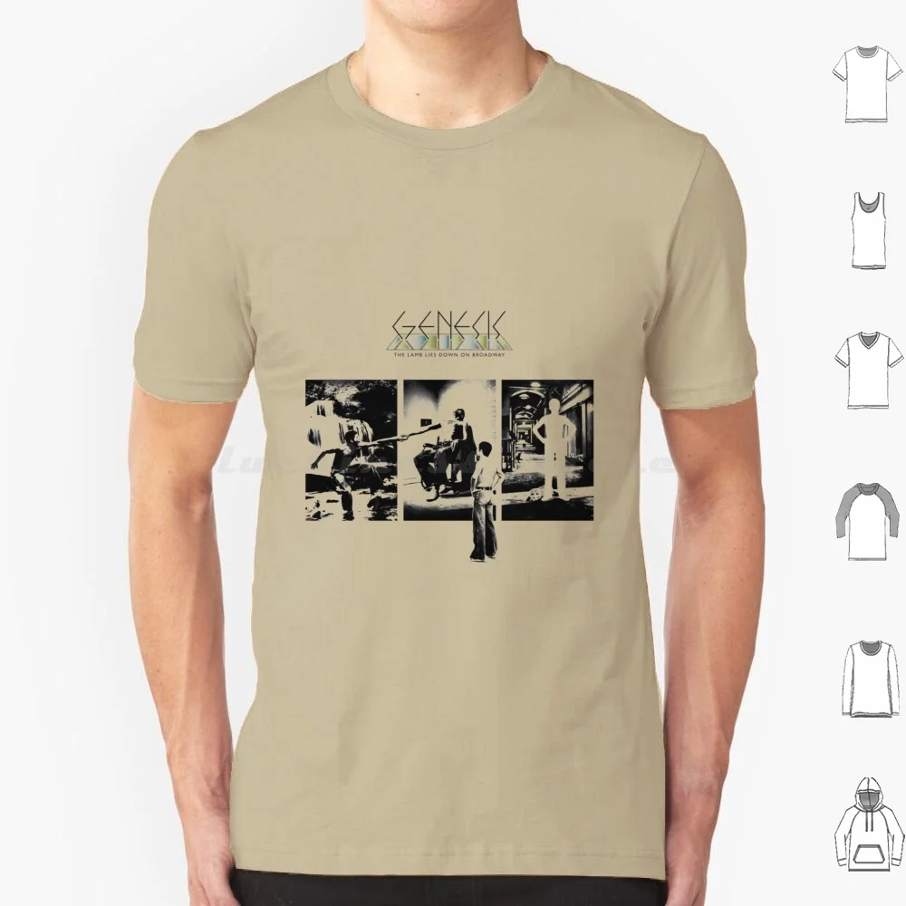 Genesis-The Lies Down On Broadway-Limited Edition | T-Shirt Regalo Perfetta Big Size 100% Cotone Genesis The Lies Down On Broadway