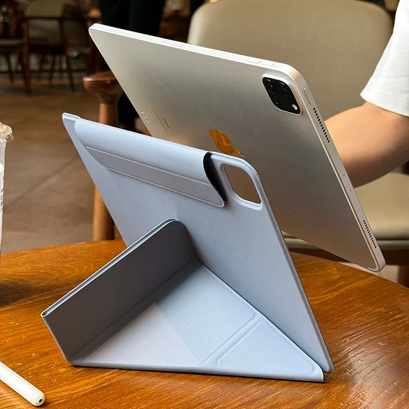 Sleek Magnetic Tablet Case with Detachable Clasp and Smart Shell Design