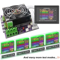 2-200V 150W 23A Intelligent Temperature Control DC Power USB Tester Electronic Load Lithium Battery Capacity Discharge Meter 2