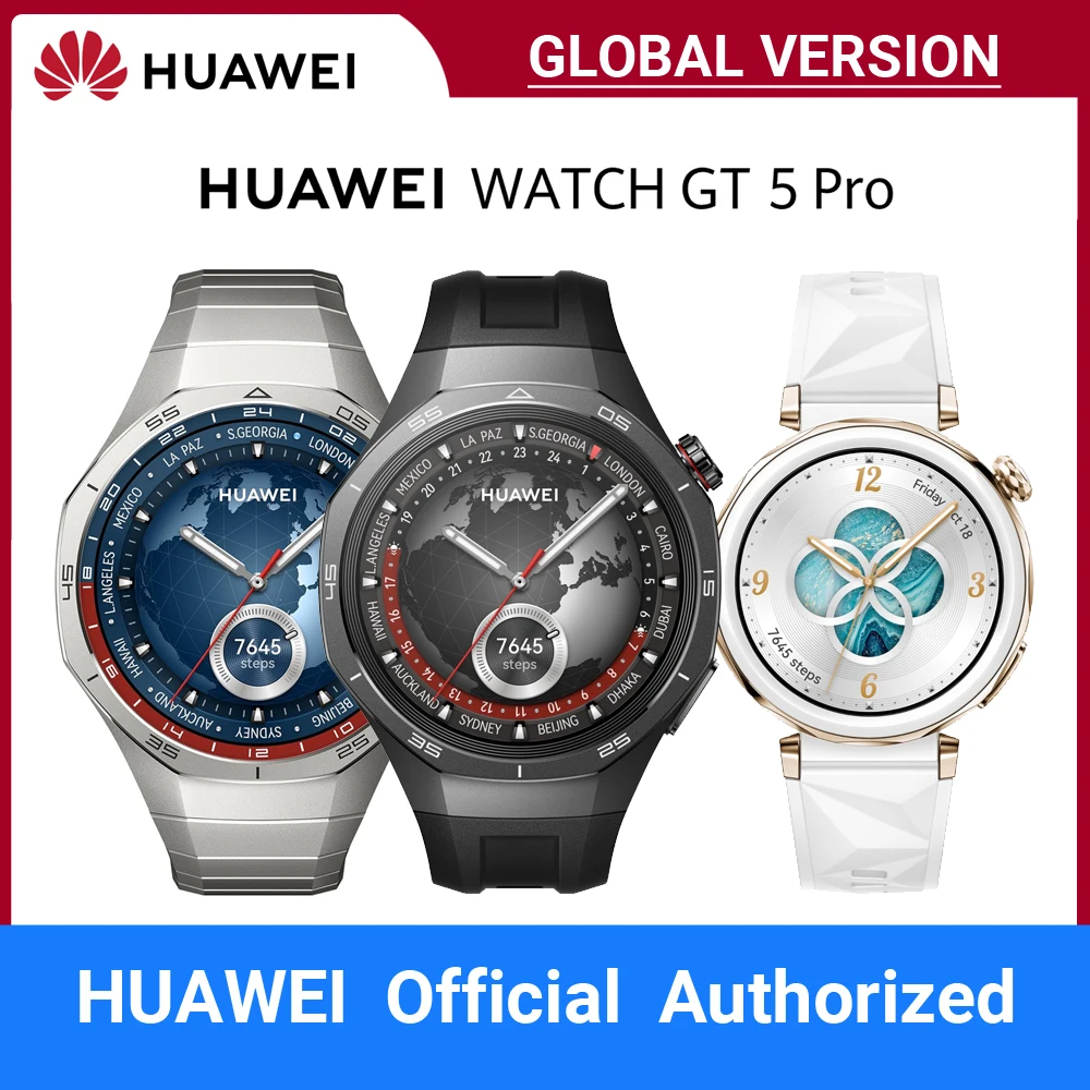 HUAWEI Watch GT 5 Pro Smartwatch,Ceramic and Titanium Watch GT5 Pro,Global Version,compatible with iOS and Android