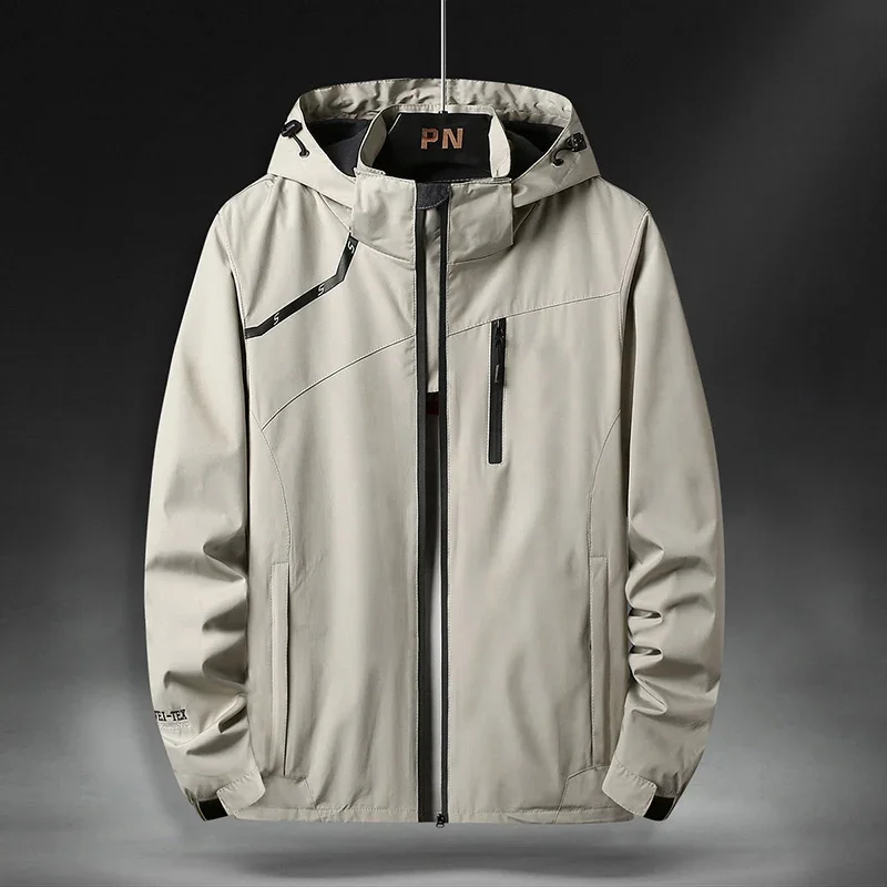 Waterproof Jacket Outdoor Windbreaker Men Plus Size 5XL 6XL 7XL Windproof Rainproof Coat Big Size Men Clothing Jaqueta Masculina 4