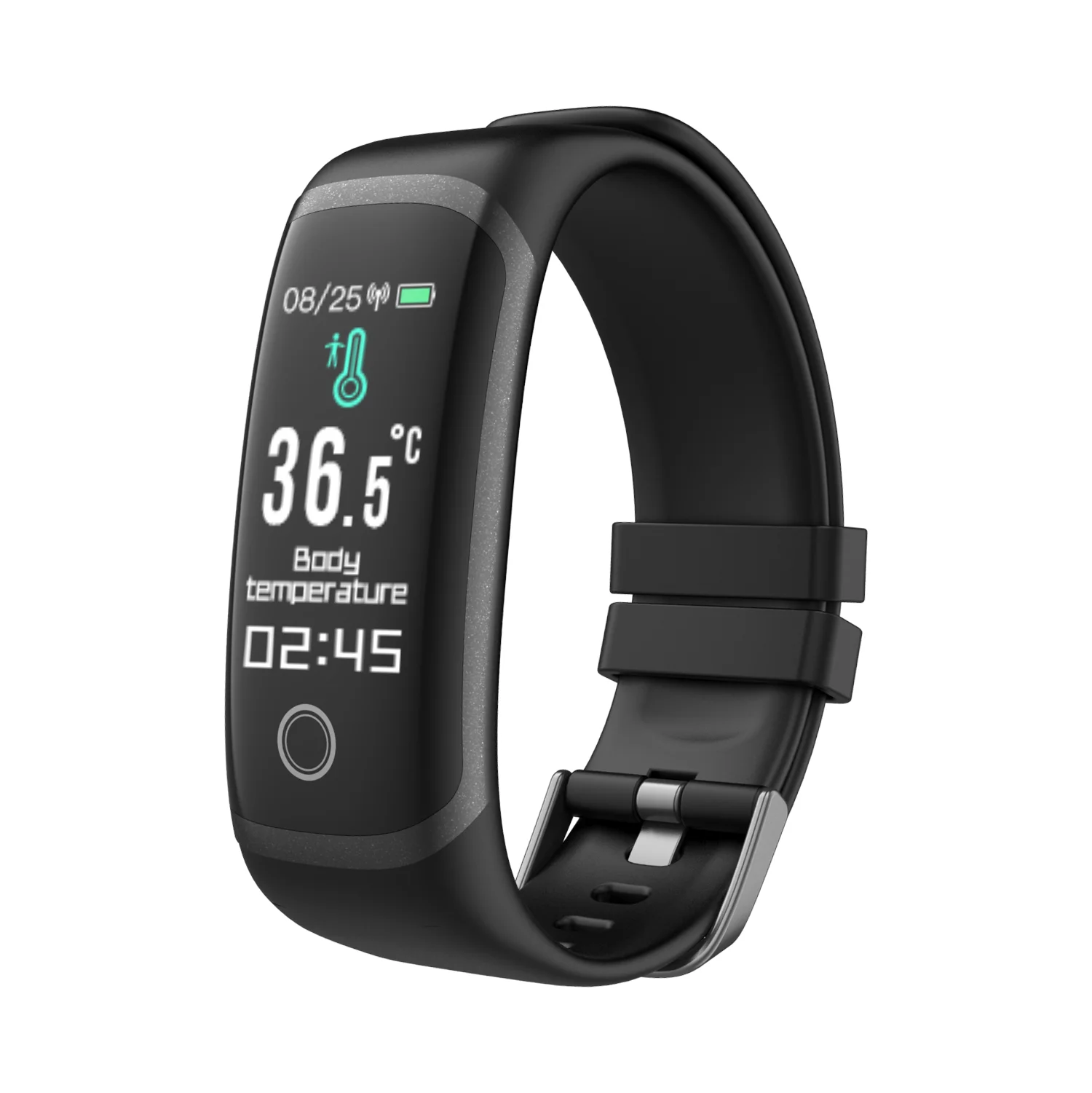 EFFEOKKI Wearfit 2.0 Smart Bracelet Watch Children Kids Step Counter Heart Rate Thermometer Screen Touch Fitness Band Tracker 