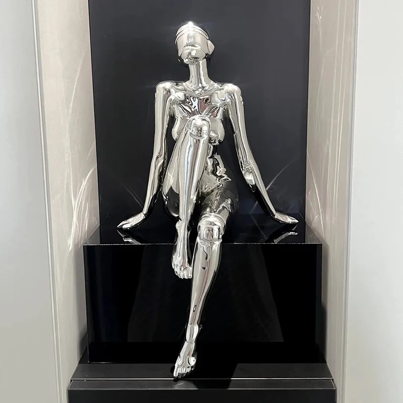 Modern Figurines Minimalism Art Miniatures Luxury Creative Ornaments for Bedroom Aesthetic Room Decor Original and Funny Gifts - 6