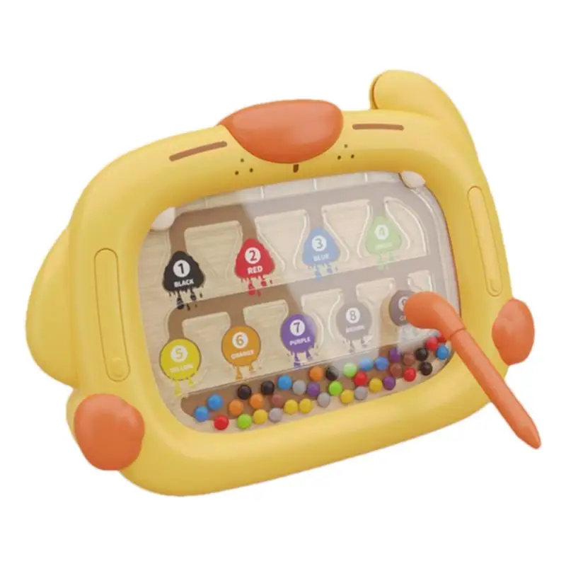 

Детская магнитная доска для рисования, обучающая доска для рисования с магнитными бусинами, большая магнитная доска для рисования