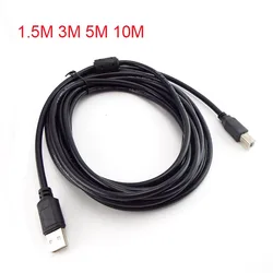 High - Speed USB 2.0 A to B Cable for Printers - Plug & Play 연결