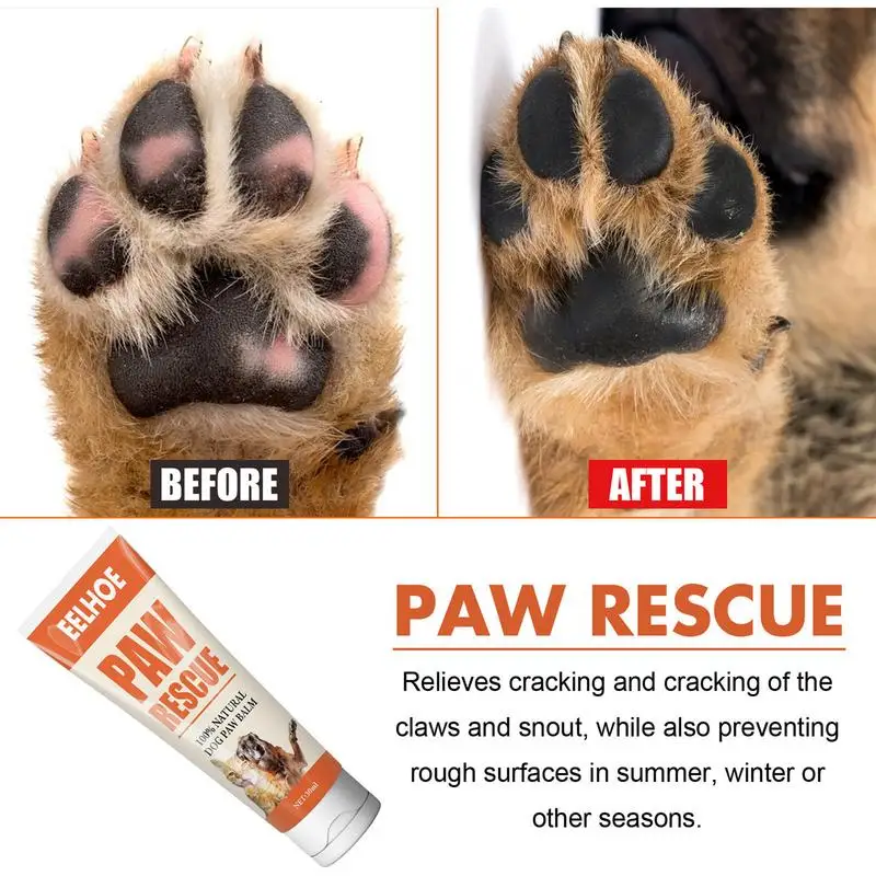 Pet Paw Balm Natural Dog Paw Repairing Balm Pet Care Soother For Cracked Paws 30ml Dog Cat Butter Nose Balm Moisturizer Cream And For Dogs