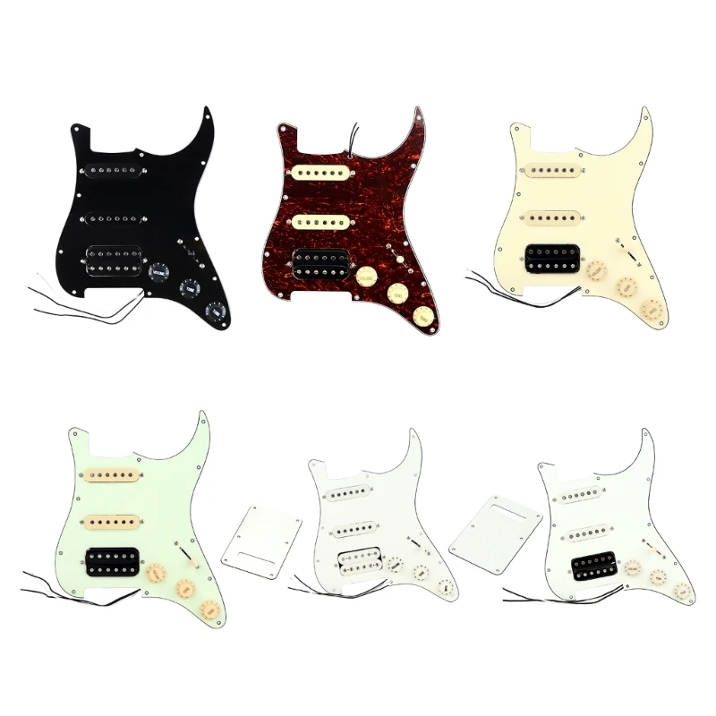 

Guitar Prewired loaded Pickguard Electric Guitar Single-Coil Pickup Pickguard