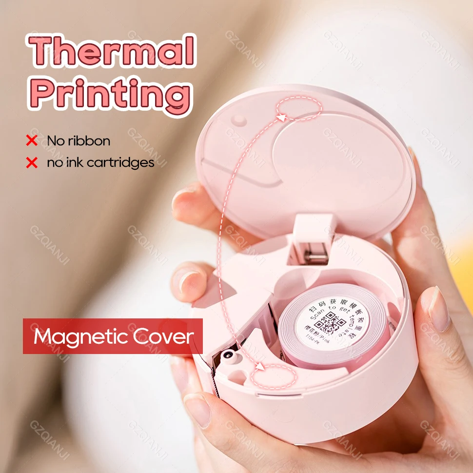 HPRT H11 Q2 Bluetooth Thermal Label Printer Mini Pocket Sticker Labeller Maker / Self-adhesive Paper Rolls Inkless Machine