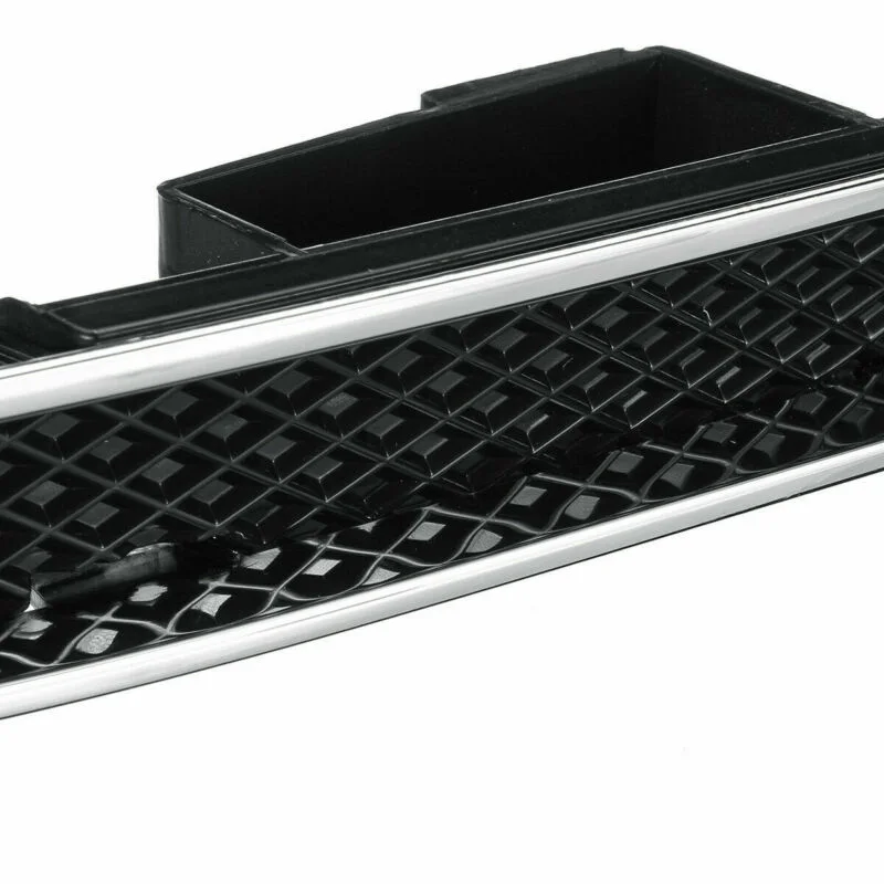 

New Parts Portable Replacement Car headlight trim Strip Decal Decor Exterior Mini 1 Pair Grille ABS Plastic Black