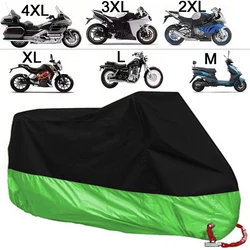 Ultimate All - Season Waterproof & UV Protective Motorcycle Cover - Dustproof Outdoor Rain Shield, Sizes M - 4XL - 2XL  2101 - 2200mm (Green)