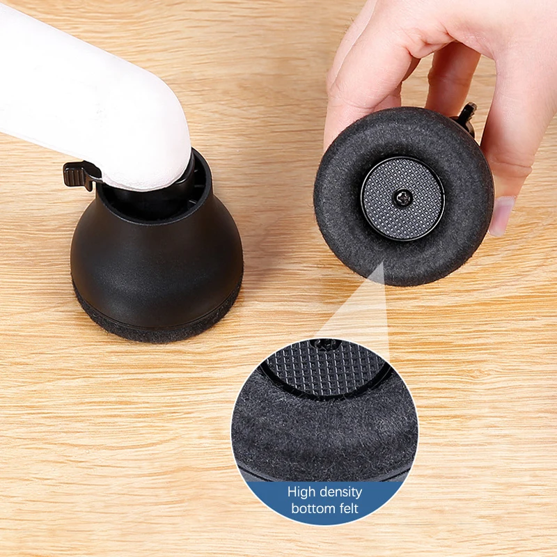 Description Picture 4 of itemSilent Office Chair Caster Swivel Wheel To Fixed Stationary Castors Replacement Bell Glides Furniture Chair Feet Wheel Stopper