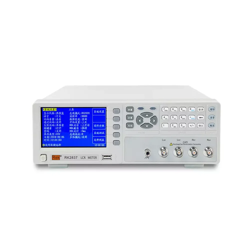 

RK2837 Desktop Multifunction Precision 100KHz Digital LCR Bridge Tester Meter LCD Display Capacitor Inductor