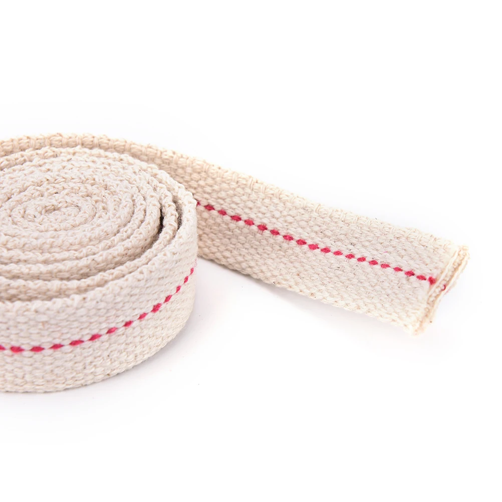 1M Strong Flat Cotton Wick Core For Kerosene Burner Stove Lighting Lantern Oil Lamp Making 1.1/1.2/1.5/2/2.5cm DIY Material