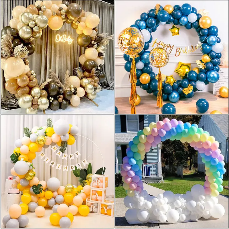 Arco de plástico para globos, aro de 60-120cm para decoración de boda,  fiesta de cumpleaños, Baby Shower, guirnalda circular - AliExpress